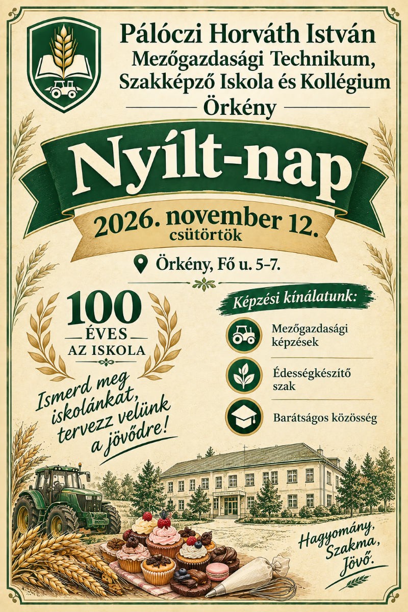 Nyílt nap 2026.